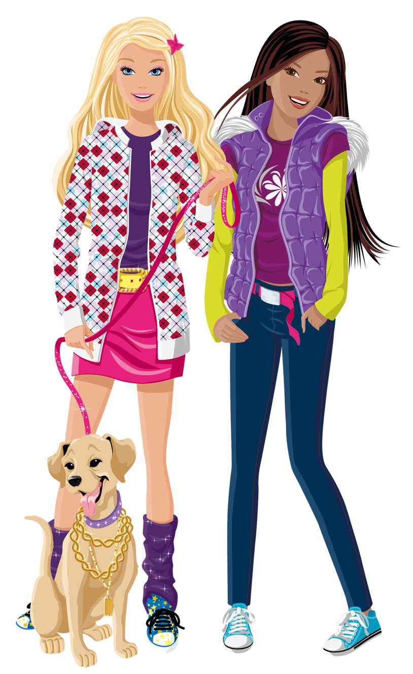 Barbie and Friend PNG Image Gallery Yopriceville High Quality